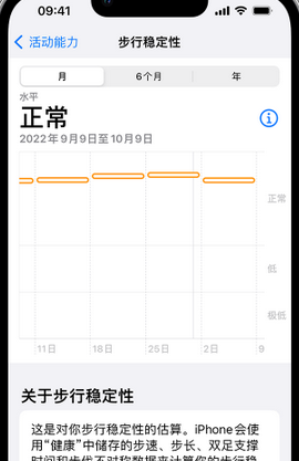 濂溪iPhone手机维修如何在iPhone开启'步行稳定性通知'