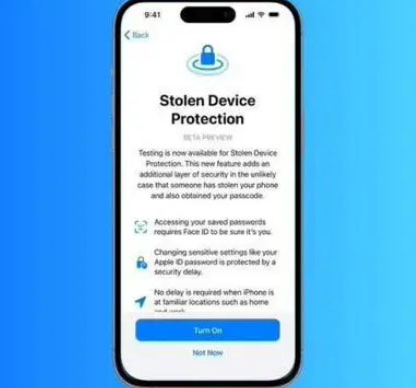濂溪苹果授权维修店分享被盗设备保护功能开启方法 