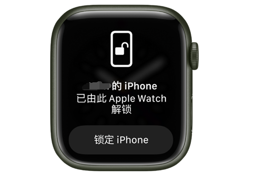 濂溪苹果手机维修分享用 AppleWatch 解锁配备面容 ID 的 iPhone方法 