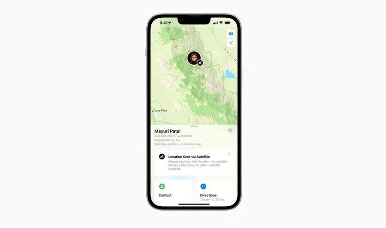 濂溪苹果14维修分享iPhone14系列中 FindMy功能通过卫星分享位置方法教程 