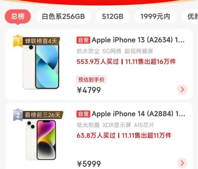 濂溪苹果14维修分享iPhone14配置不如同价位的安卓还能大卖 