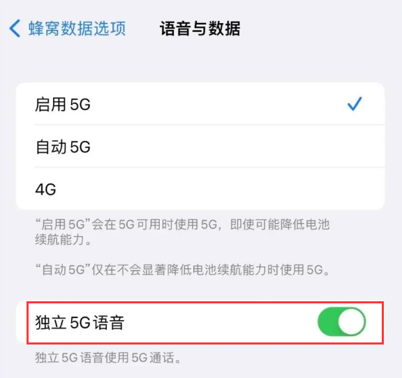 濂溪苹果14维修分享iPhone 14 Pro如何开启VoNR 