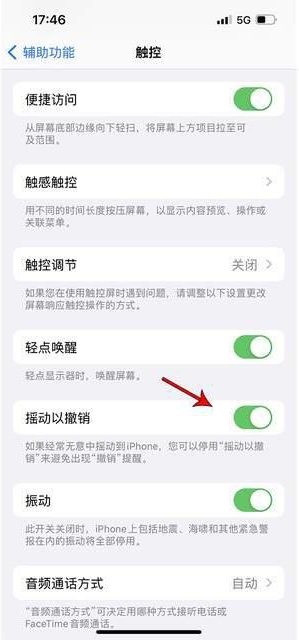 濂溪苹果手机维修分享iPhone手机如何设置摇一摇删除文字 