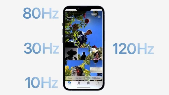 濂溪苹果14维修分享iPhone 14有高刷吗 