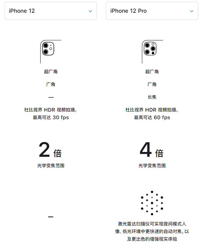 濂溪苹果手机维修分享苹果 iPhone 12 与 iPhone 12 Pro 选哪款 